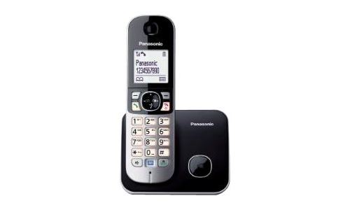 Panasonic KX-TG6811SP - Téléphone sans fil avec ID d'appelant - DECTGAP - noir