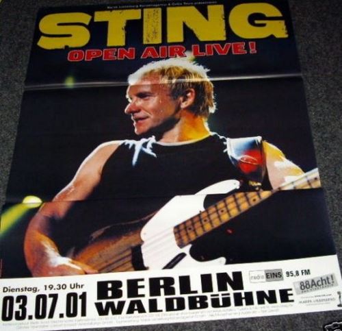 Sting - 60x84 cm - AFFICHE / POSTER
