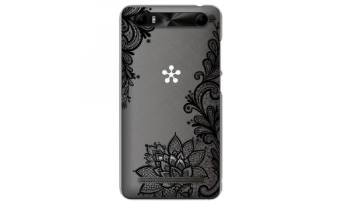 Coque souple pour Konrow Just5 avec impression Motifs Lace noir