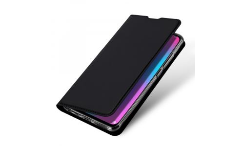 Etui folio pour Huawei PSMART+ 2019 noir avec rabat latéral et fonction stand
