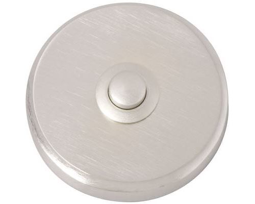 Heidemann 70083 Bell Button Nickel-Coated 24V/1A Sturdy Design