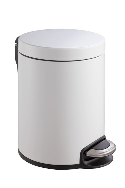 Poubelle serene step bin 12l blanc, eko