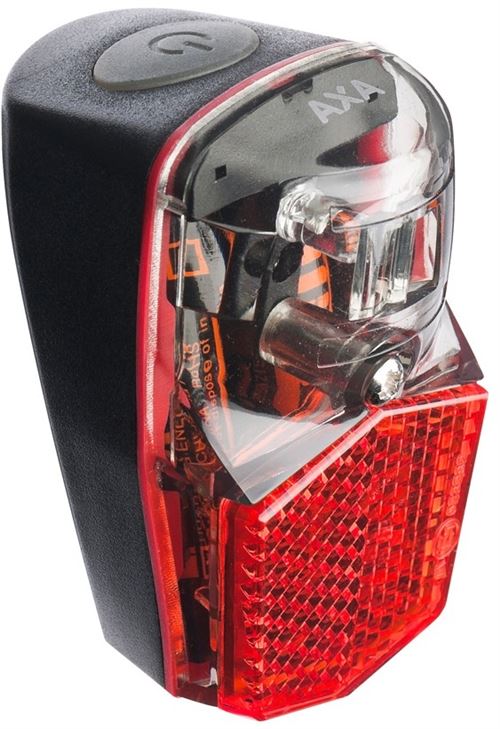 AXA Taillight Run Compact batterie LED 62 x 37 mm rouge