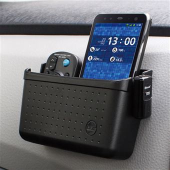 Double Etui De Rangement Voiture Pour Motorola Moto G4 Smartphone