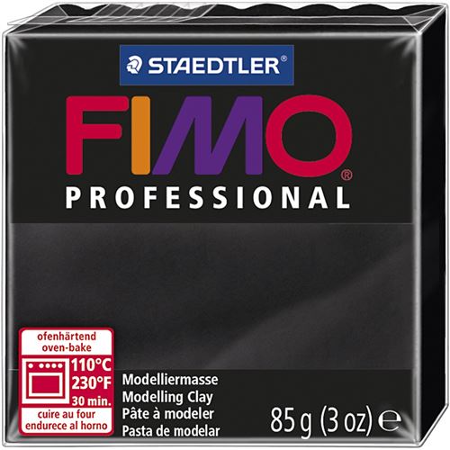 Pâte Fimo 85 g Professional - Noir - 8004.9