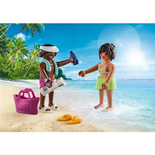 Playmobil Playmo Beach Hotel 70274 Couple de vacanciers Playmobil Achat prix fnac