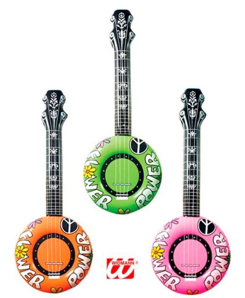 1 Banjo gonflable (couleurs assorties)