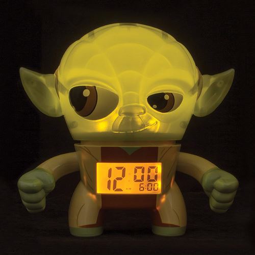 Bulbbotz Reveil Lumineux Yoda Star Wars Enfant Vert Marron Plastique Hauteur De 19 Cm Ecran Lcd Garcon Fille Produit Officiel Reveil Achat Prix Fnac