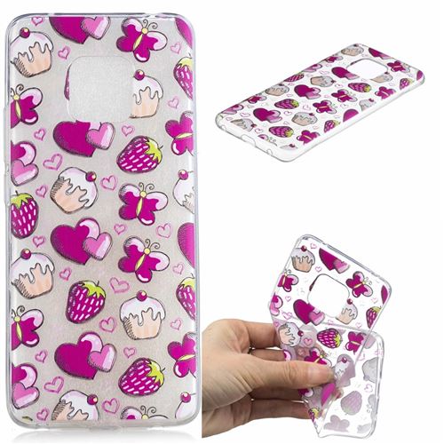 Coque en TPU impression de motifs gâteaux et fraises pour votre Huawei Mate 20 Pro