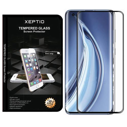 Protection d'écran en Verre trempé Full Cover Noir pour Xiaomi Mi 10 PRO