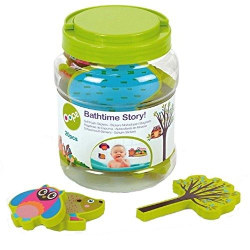 Oops - 1500210 - bathtime story - forest - 20 accessoires de bain auto adhérents