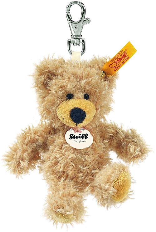 Steiff 111884 Peluche Charly en peluche avec ourson, Beige