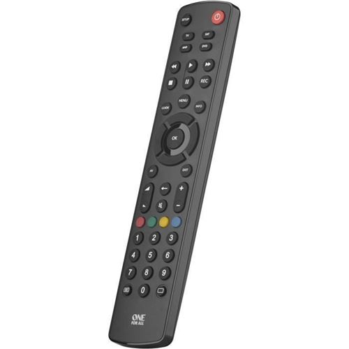 one for all urc 1240 télécommande 4 en 1 - tv / dvd - blu-ray / décodeur / home-cinéma - audio