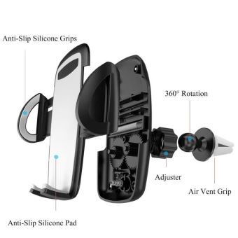 Clip-Grip Téléphone portable Voiture Support 360 ° Téléphone