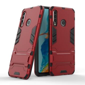 coque pour huawei p30 lite anti choc rouge housse etui antichoc hfs house