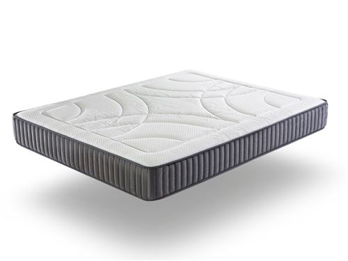 Matelas Dormalit Versailles 140x190 HybridCyan - Latex et Viscoélastique - Mémoire de forme - Hauteur 30 cm