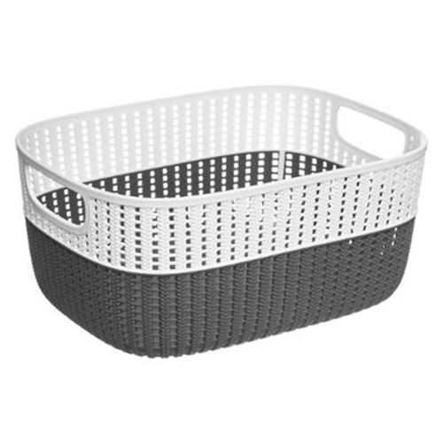 Panière de rangement 15 L - L 37,7 x l 28 x H 17 cm - Modèle aléatoire