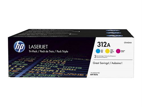 Hp Jaune 312A Pack De 3 (Cf440am) - Cyan, Magenta Et - Image 5