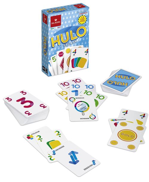 Dal Negro jeu de cartes Hulo Splash 14,5 cm PVC blanc 120 pièces
