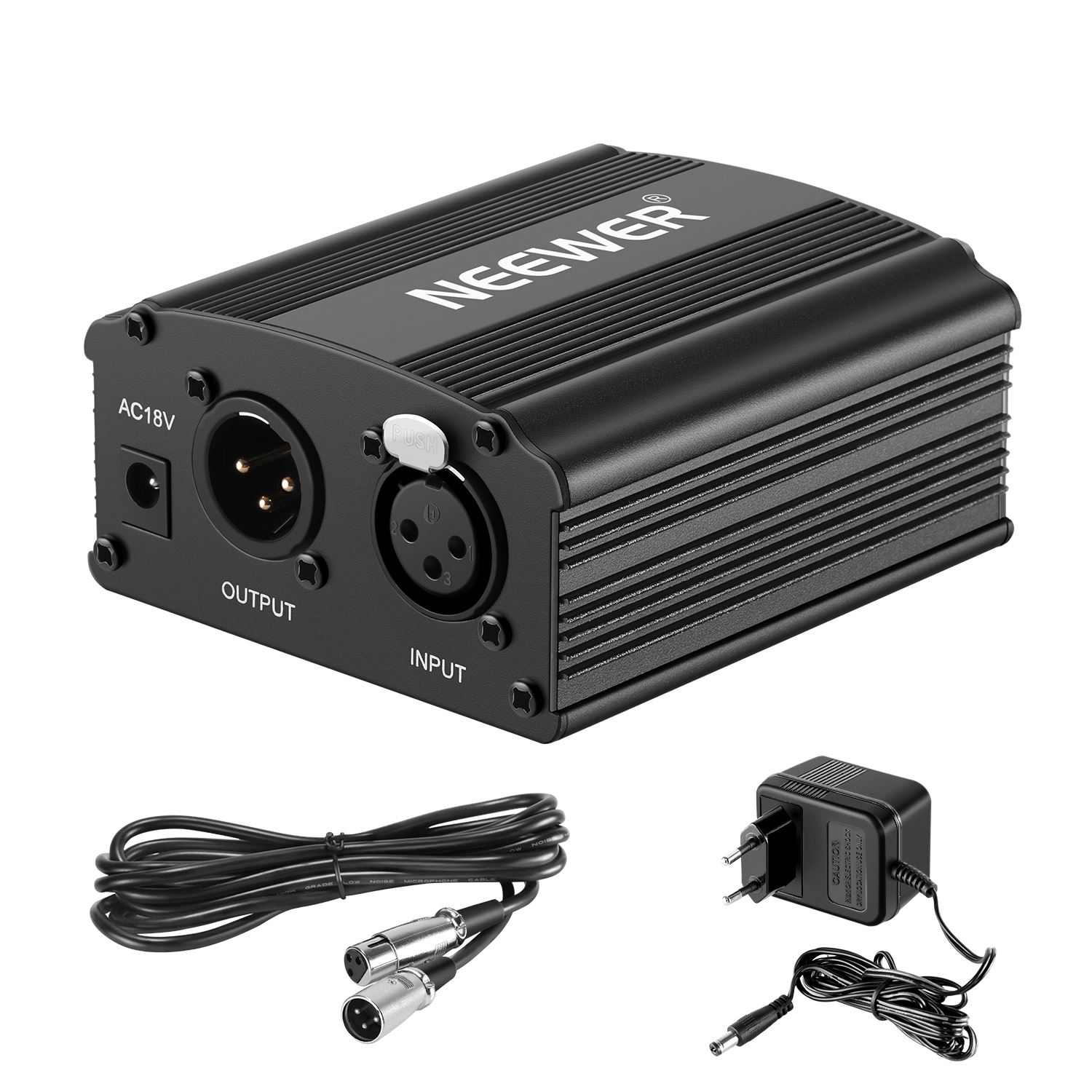 Préampli Microphone Beufee - Alimentation Fantôme 48V - Sortie XLR - Pour Enregistrement Et Podcast