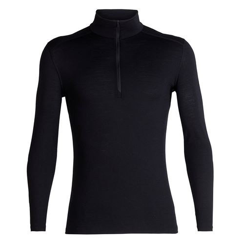 Haut Col Zippé manches longues 200 Oasis homme Black S