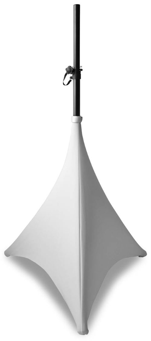 Beamz Lss07w – Housse En Lycra Blanc, 70 Cm De Haut, Pour Pieds D'enceinte