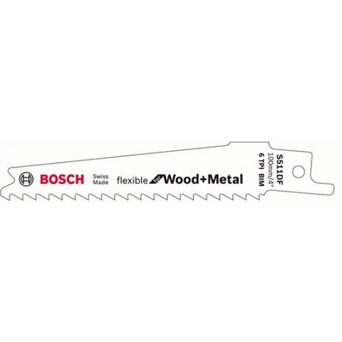 Carte de 2 lames Bosch bois et metal S511DF - 2608657722