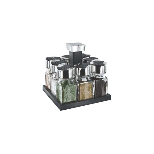 Saveur Et Degustation - Carrousel à épices carré 8 pots