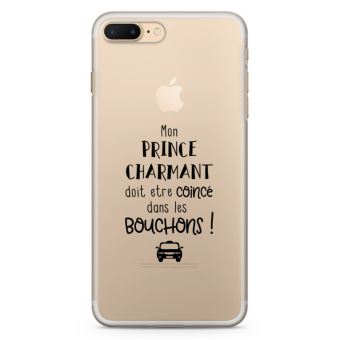 Coque iPhone 7 Plus Plus Mon Prince Charmant - Taille ...
