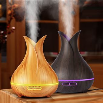 Diffuseur D'Huiles Essentielles En Céramique Blanche, Ultrasonique