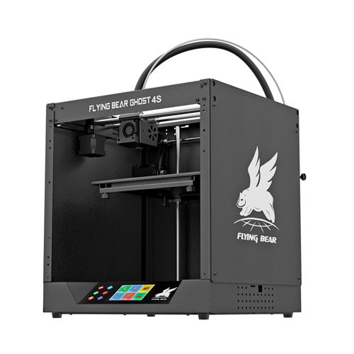 Imprimante 3D Flyingbear® Ghost 4S / 5 FDM métal 255 * 210 * 210mm Taille d'impression avec écran tactile couleur 4.3 pouces WIFI