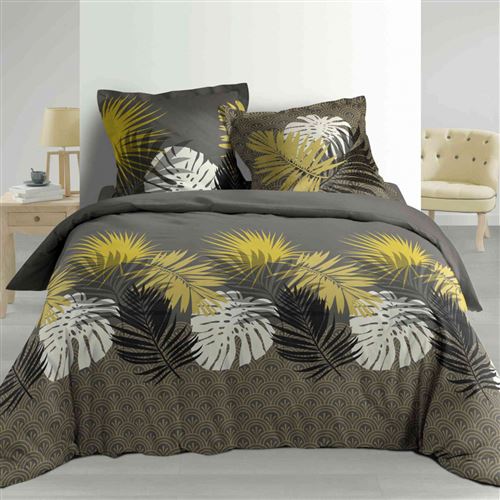 Parure de lit percale Armance 240x220 cm