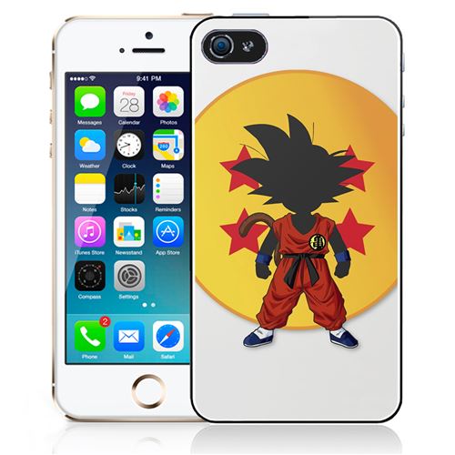 Coque pour iPhone 5C dragon ball goku boule de crystal