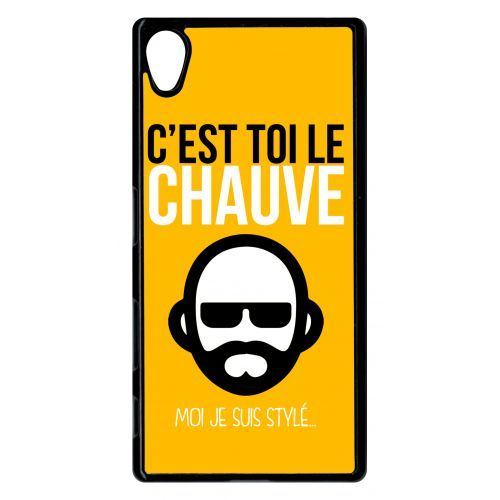 Coque sony xperia z5 c est toi le chauve moi je suis styl 5