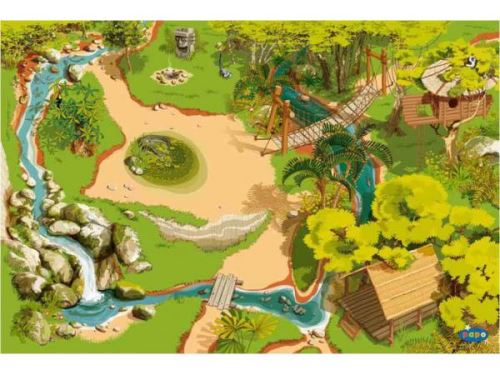Papo - Le tapis de jeu Jungle