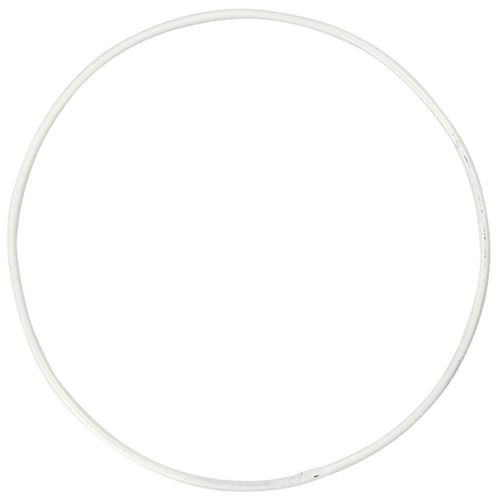 Creative anneau en fil métallique 2 mm blanc 15 cm 10 pièces