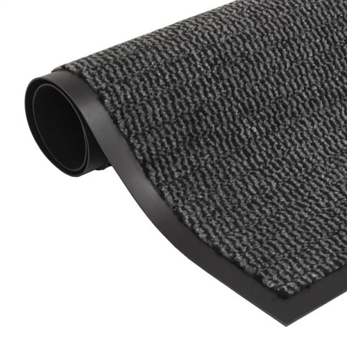 Vidaxl - Paillasson rectangulaire 40 x 60 cm Anthracite Anthracite