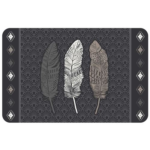 set de table 28.5 x 44 cm polypropylene opaque eternity Douceur d'Intérieur