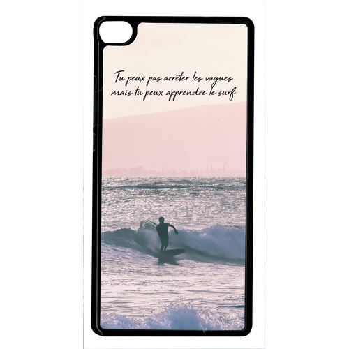Coque Huawei P8 Tu Peux Pas Arrter Les Vagues Mais Tu Peux Apprendre Le Surf Vagues