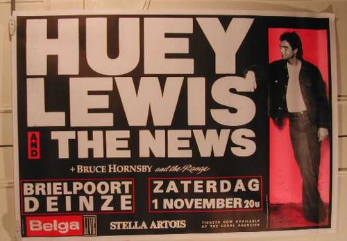 Huey Lewis & The News - 70x100 cm - AFFICHE / POSTER