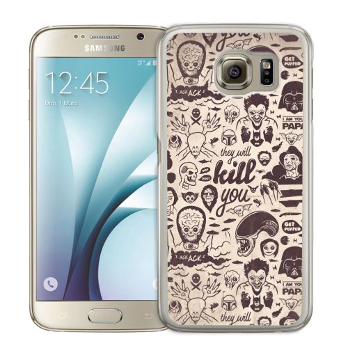 Coque pour Samsung Galaxy S6 Edge vilain kill you