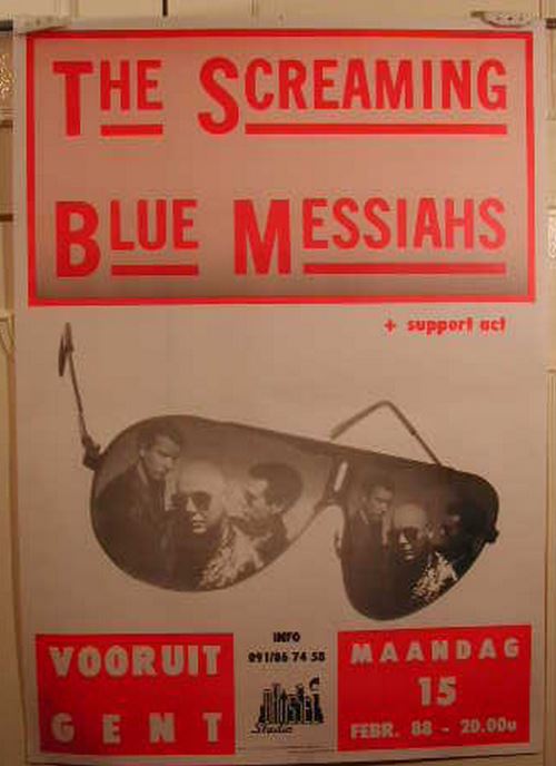 The Screaming Blue Messiahs - 61x86 cm - AFFICHE / POSTER