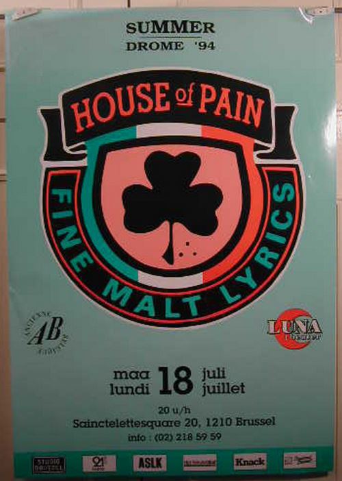House of Pain - 70x100 cm - AFFICHE / POSTER État correct - N/A reconditionné disponible sur Fnac