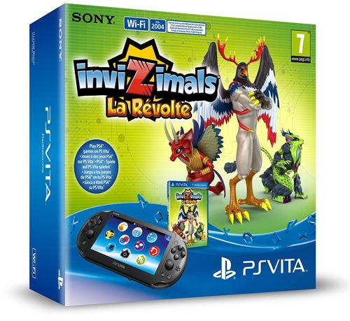Console PS Vita Sony + Coupon Jeu Invizimals