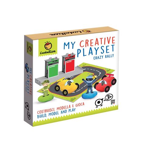 loisirs créatifs CREATIVE PLAYSET CRAZY RALLY LUDATTICA Multicolore