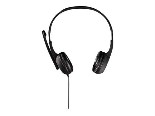 Hama Noir, Argent "Hs-P150" - Micro-Casque - Sur-Oreille - Filaire