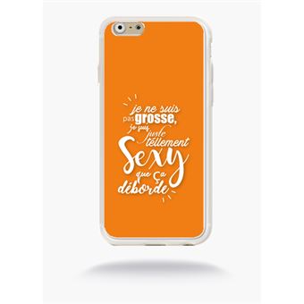 coque iphone 6s silicone orange