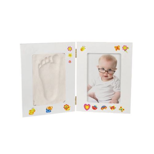 Porte Photo Kit moulage empreinte bébé 3D à travaux manuels - Cadeau nouveau né