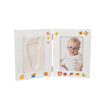 Porte Photo Kit Moulage Empreinte Bebe 3d A Travaux Manuels Cadeau Nouveau Ne Cadres Photos A La Fnac