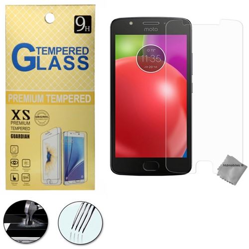 Film de protection vitre verre trempe transparent pour Motorola Moto E4